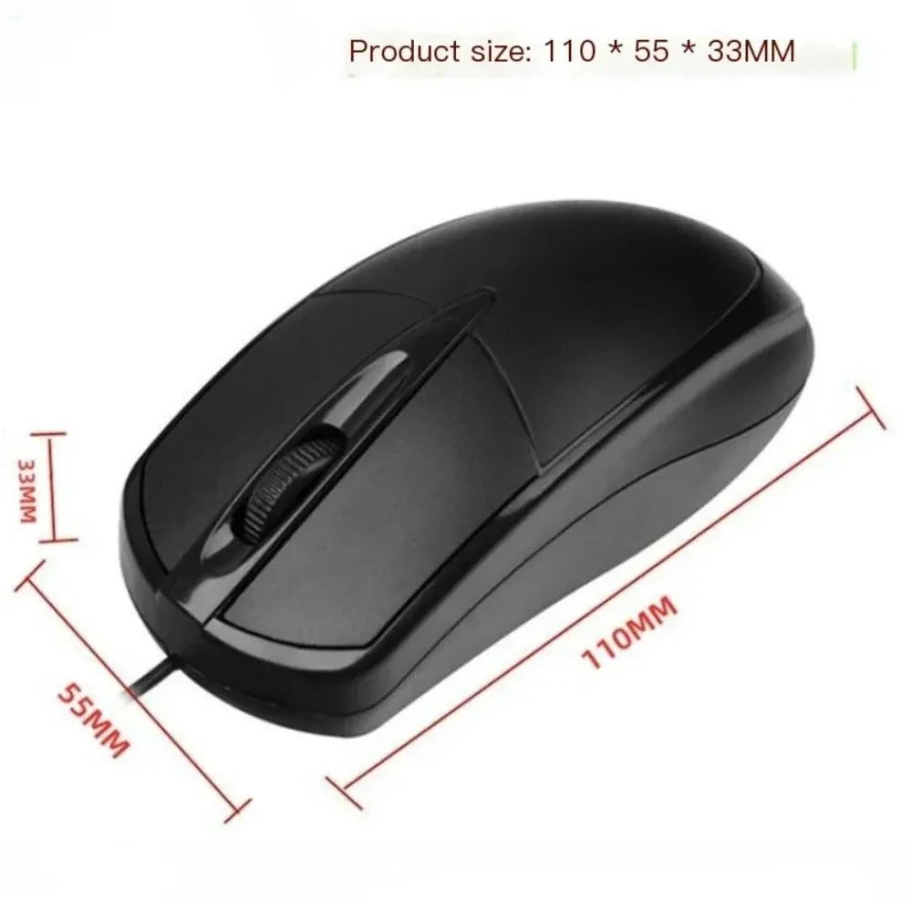 Computer Mouse - Wired USB, Optical Mouse, PC, Laptop, Notebook