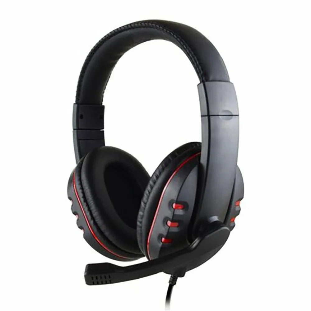 * Gaming Headphones w/ Microphone - 3.5mm Wired, Gaming Headset, Music, For PS4, PC, Chat With Microphone