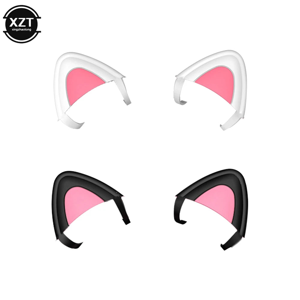 * Cute Headphones Accessory - Cat Ear Suitable for Headphone, Gaming Headsets Attachment, Stereo Headset Decoration