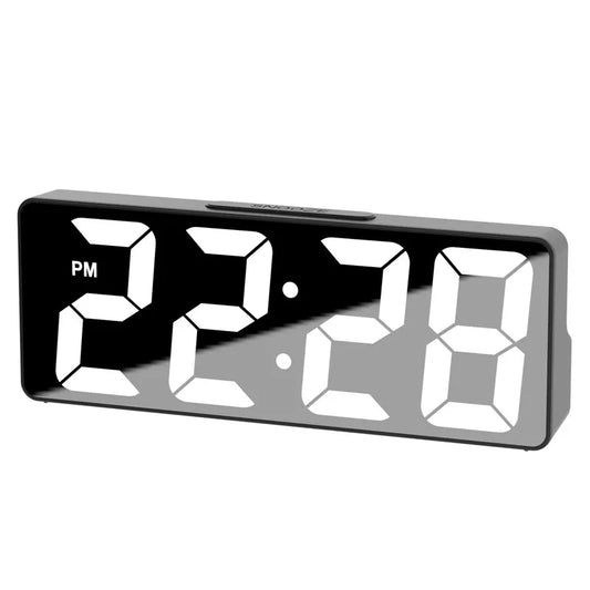 * Tabletop Smart Alarm Clock - Desk LED Colorful Digital Mirror Alarm Clock With Multi Function