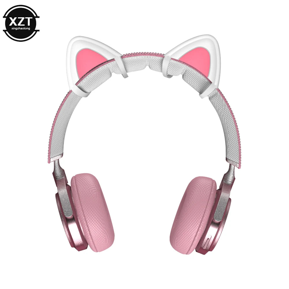 * Cute Headphones Accessory - Cat Ear Suitable for Headphone, Gaming Headsets Attachment, Stereo Headset Decoration