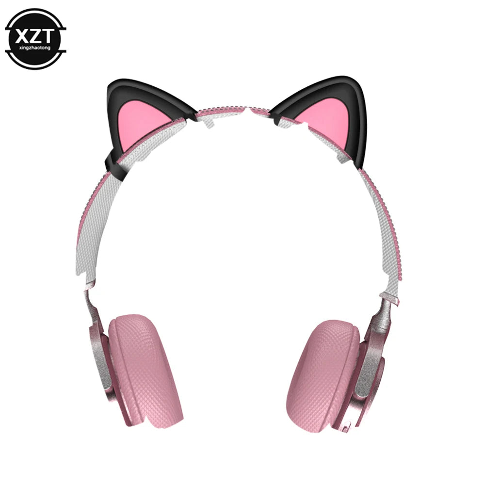 * Cute Headphones Accessory - Cat Ear Suitable for Headphone, Gaming Headsets Attachment, Stereo Headset Decoration
