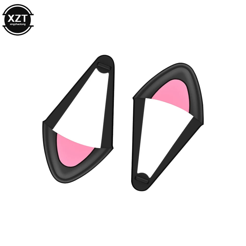 * Cute Headphones Accessory - Cat Ear Suitable for Headphone, Gaming Headsets Attachment, Stereo Headset Decoration
