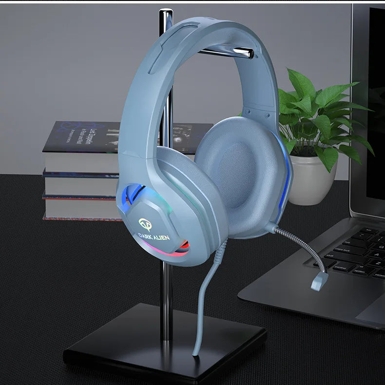 * Gaming Headphones with Microphone - For PC/PS4/PS5, EKSA E1000, 7.1 Surround, RGB Gaming Headset, USB Wired Headphones With Noise Cancelling Microphone