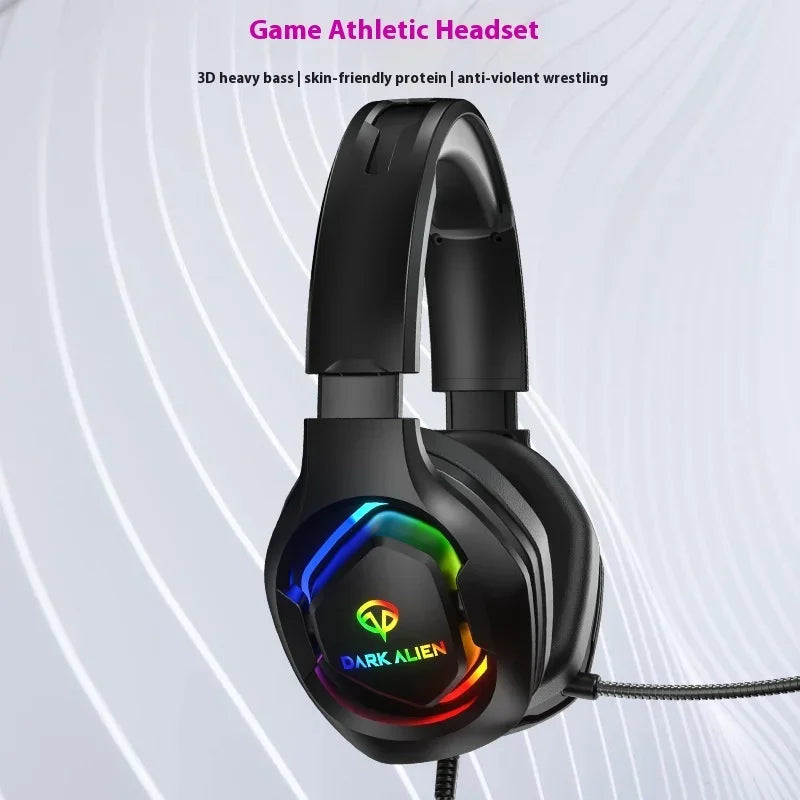 * Gaming Headphones with Microphone - For PC/PS4/PS5, EKSA E1000, 7.1 Surround, RGB Gaming Headset, USB Wired Headphones With Noise Cancelling Microphone