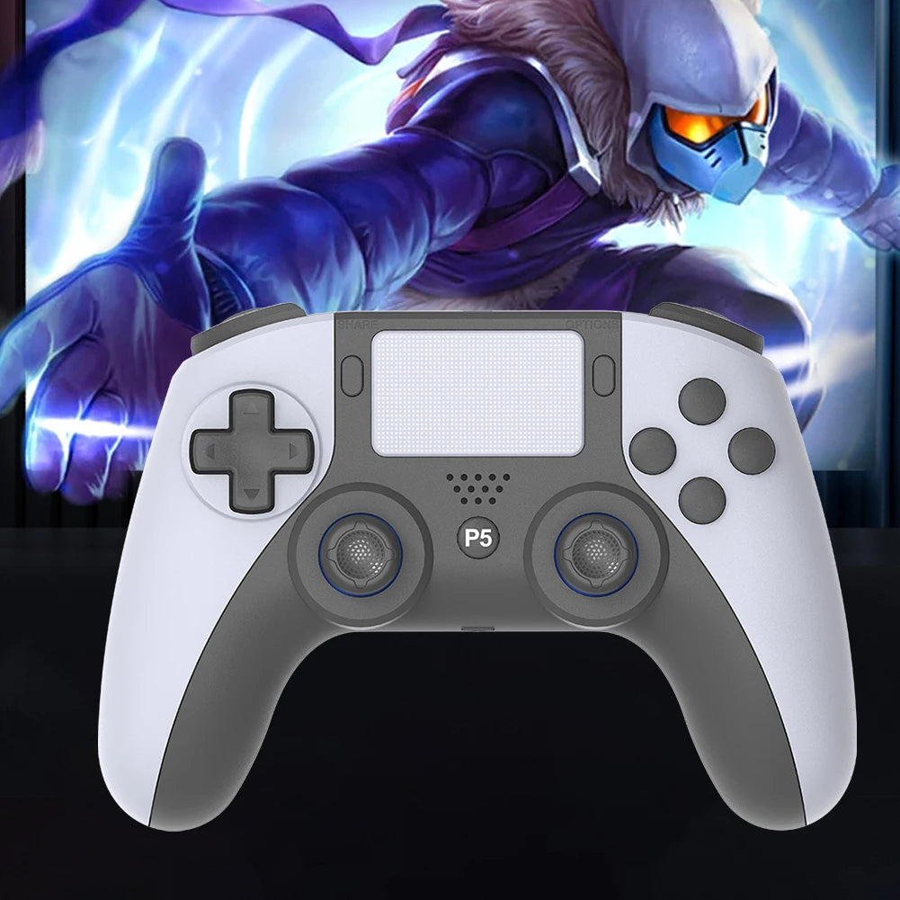 * Wireless PS5 Controller - For PS5 Wireless Bluetooth Game Controller With Dual Vibration, for PS5/PS5 Slim/PS5 Pro/PC