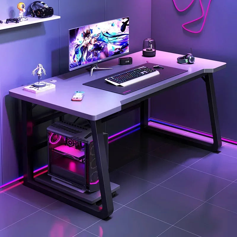* Computer Gaming Desk - PC Computer Gamer Desk, Ergonomic Workstation, Table for Laptop/Desktop/Computers for Home Offices