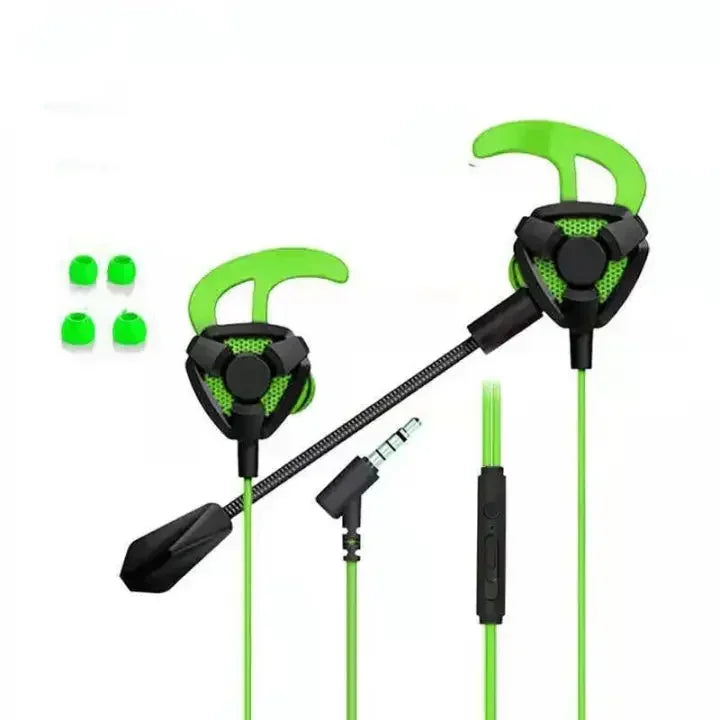 Wired Gaming Earbuds with Microphone - PS4, Phone, Tablet, Laptop, and Universal Game