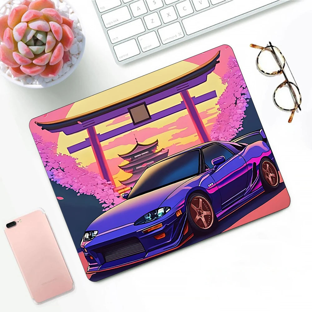 Gaming Mouse Pad #0.3 - 14 Different Styles, 3 Different Sizes, 42 Variants, XS Small Mousepad For PC Gamer, Desktop Luxury, Sports Car Logo