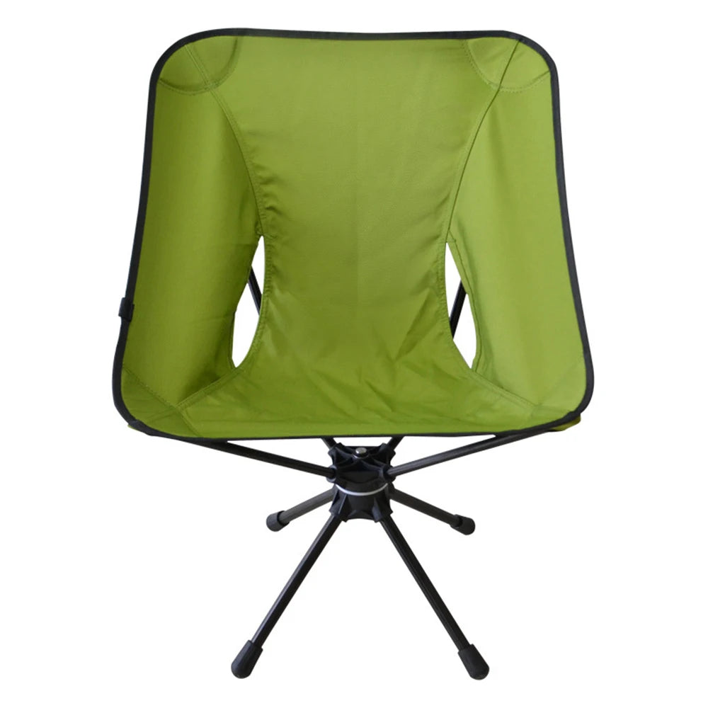 * Folding Chairs - Lightweight Rotatable Swivel Chair for Gaming, Camping, Beach, Fishing, Chairs with Carry Bag for Picnic Hiking