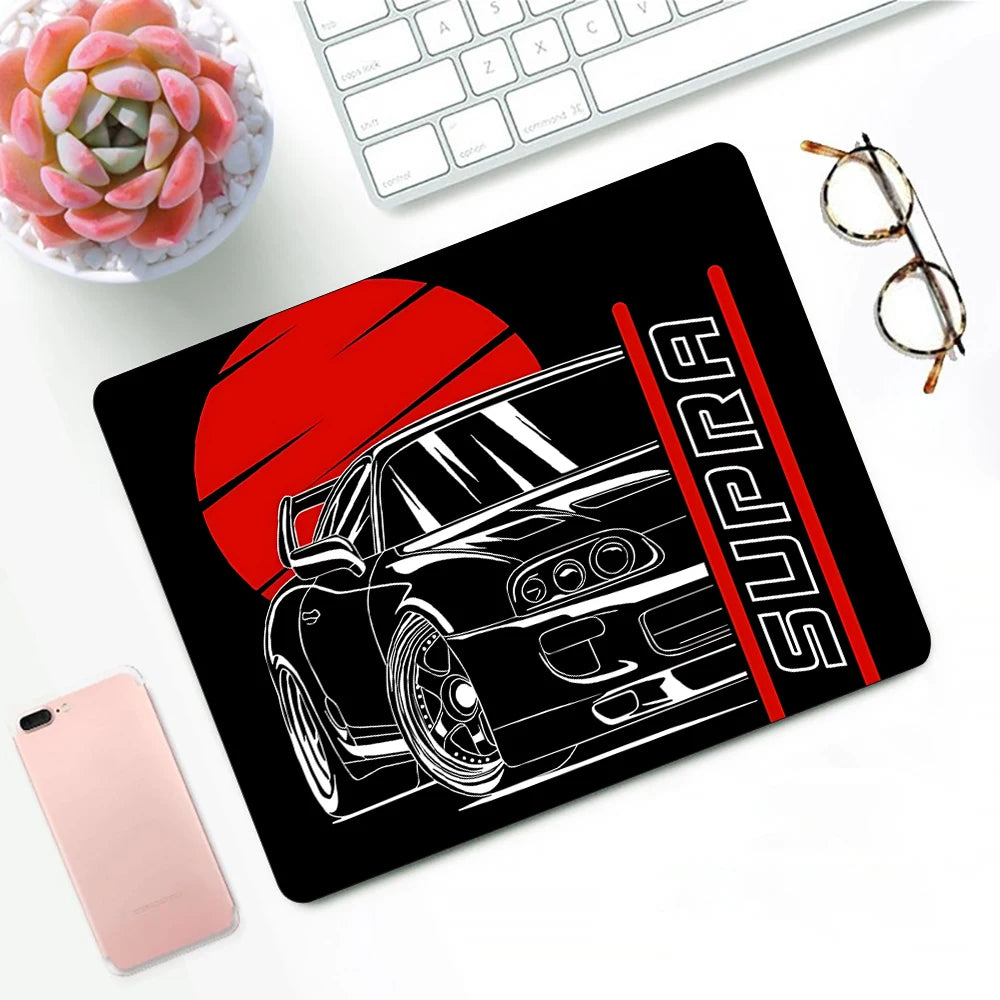 Gaming Mouse Pad #0.3 - 14 Different Styles, 3 Different Sizes, 42 Variants, XS Small Mousepad For PC Gamer, Desktop Luxury, Sports Car Logo