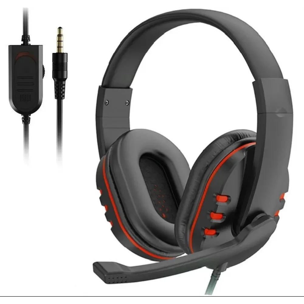* Gaming Headphones with Microphone - 3.5mm Wired Gaming Headset, Music For PS4, PC , Chat With Microphone