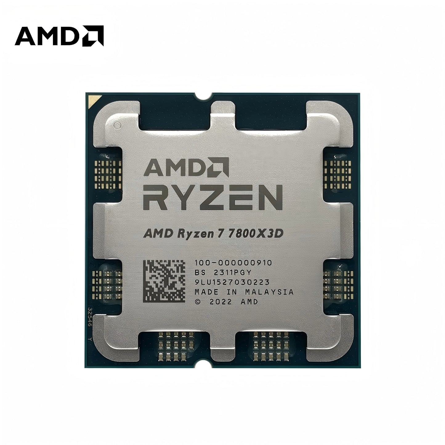 [NEW] AMD Ryzen 7 7800X3D (R7 7800X3D) - CPU 8-Core 16-Thread 5GHz Unlocked Desktop Processor Socket AM5 Gaming CPU Without Package