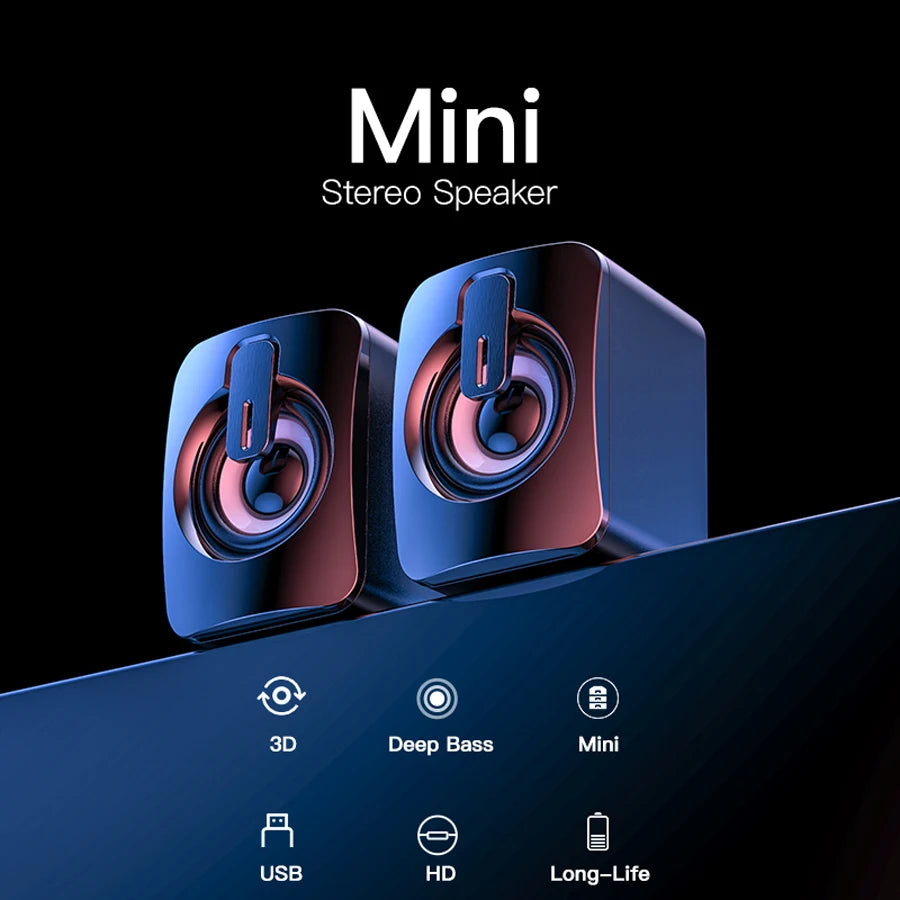 * Computer Speakers - RGB Lighting Option, For PC, Laptop, Desktop, Caixa De Som Sound Box, Music Audio System, Column Acoustics, Amplified Unit