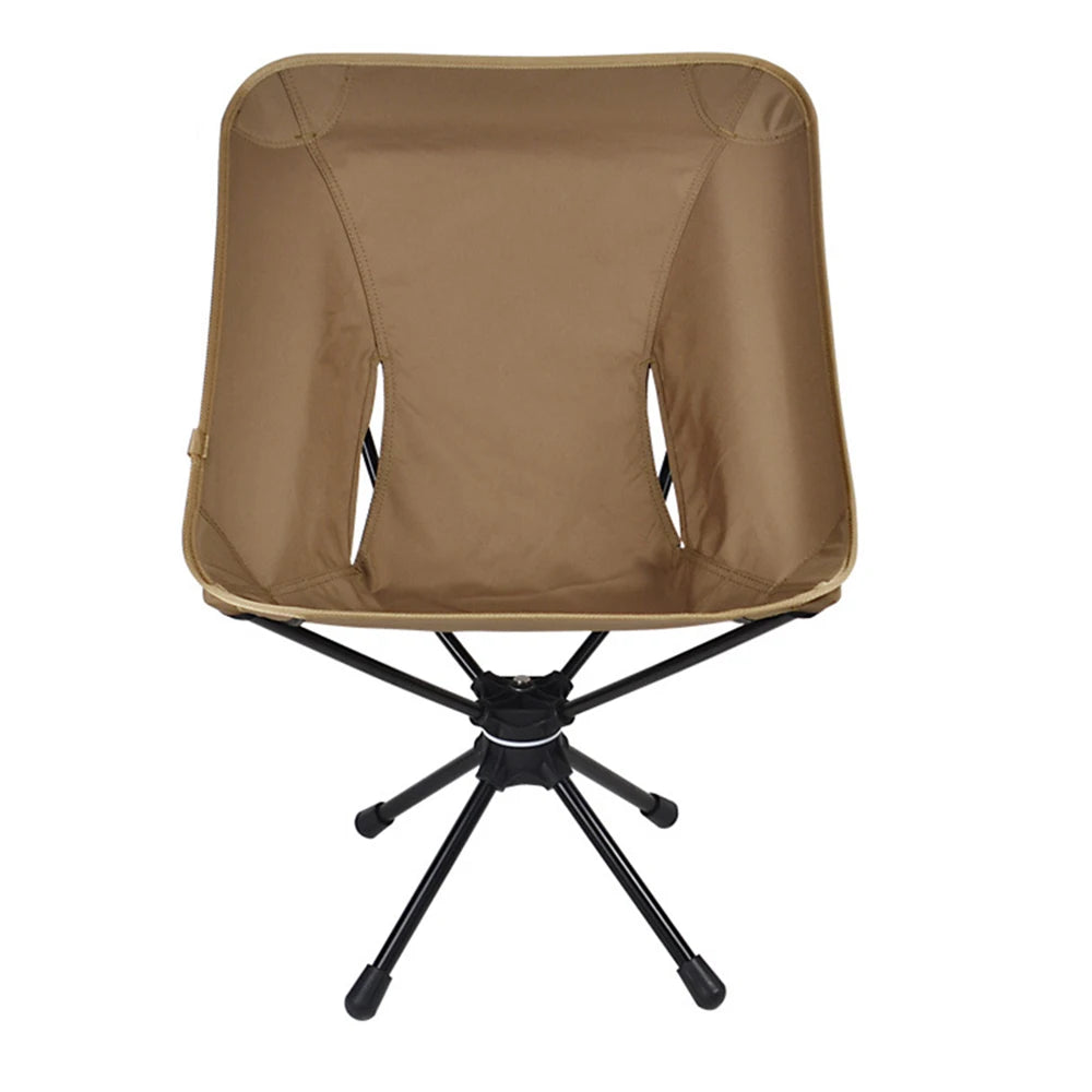 * Folding Chairs - Lightweight Rotatable Swivel Chair for Gaming, Camping, Beach, Fishing, Chairs with Carry Bag for Picnic Hiking