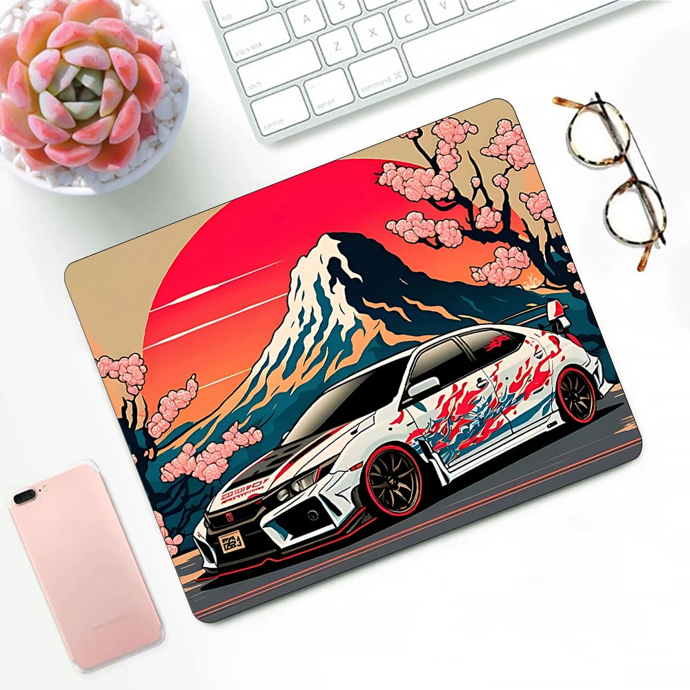 Gaming Mouse Pad #0.3 - 14 Different Styles, 3 Different Sizes, 42 Variants, XS Small Mousepad For PC Gamer, Desktop Luxury, Sports Car Logo