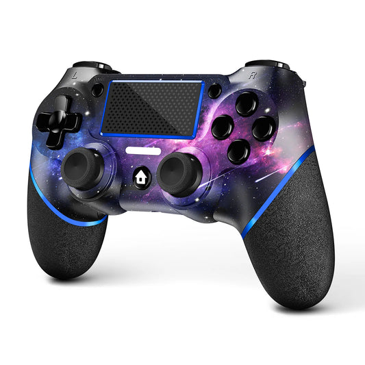 PS4 Wireless Controller - AceGamer Wireless Gamepad for PS4 Controller,with USB C Cable/Double Motors/6-Axis Gyro/3.5mm Audio Jack/Touch Pad Function