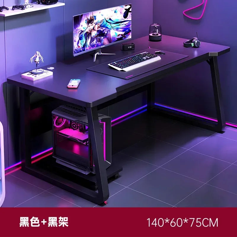 * Computer Gaming Desk - PC Computer Gamer Desk, Ergonomic Workstation, Table for Laptop/Desktop/Computers for Home Offices
