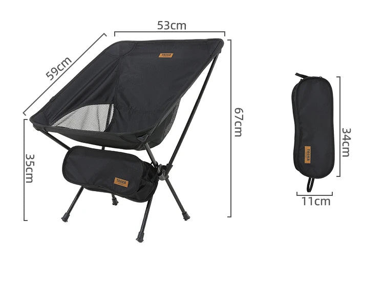 * Foldable Chair - Camping Chairs Set, Lightweight Folding Chair, Ultralight  Backpacking, Moon Chairs for Garden, Picnic, Beach, Fishing