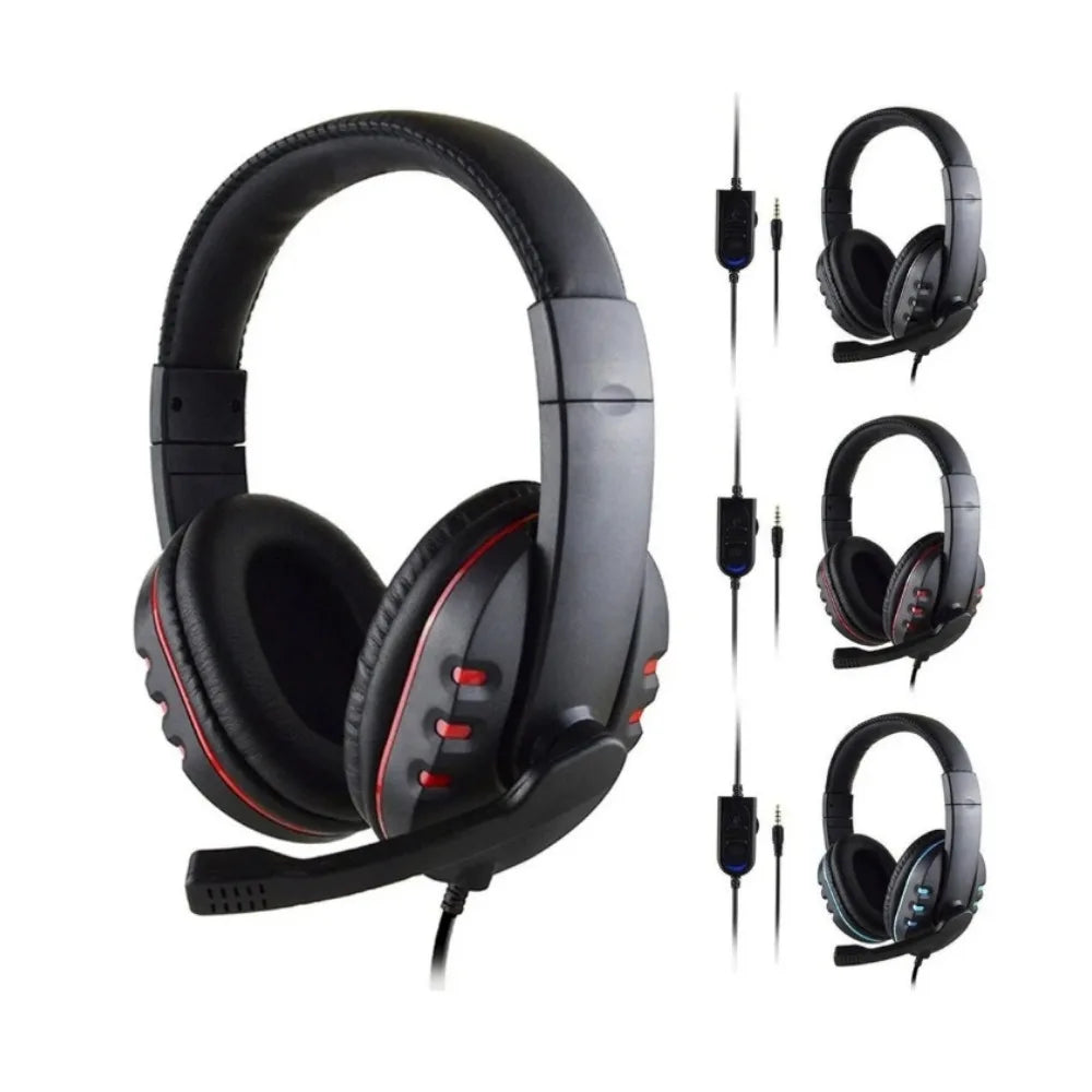 * Gaming Headphones with Microphone - 3.5mm Wired Gaming Headset, Music For PS4, PC , Chat With Microphone
