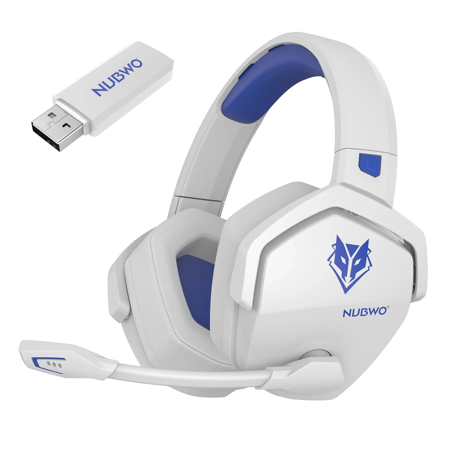 * Gaming Headphones with Microphone - NUBWO G06 Dual Wireless Gaming Headphones, 2.4GHz Bluetooth, 5.3 Gamer Headsets with Microphone for PS5, PS4, PC, Mobile, Switch