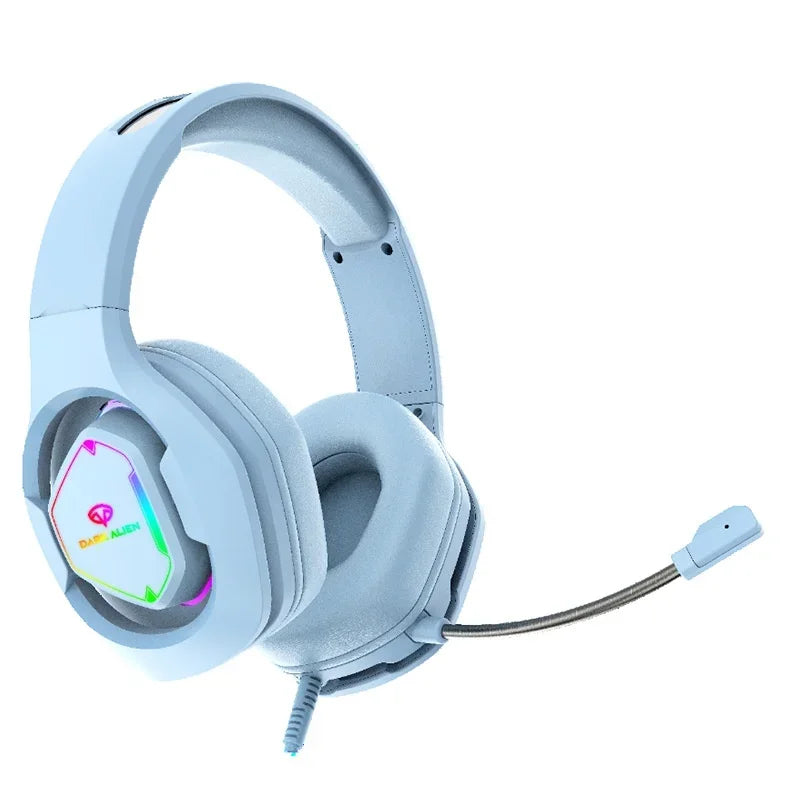* Gaming Headphones with Microphone - For PC/PS4/PS5, EKSA E1000, 7.1 Surround, RGB Gaming Headset, USB Wired Headphones With Noise Cancelling Microphone