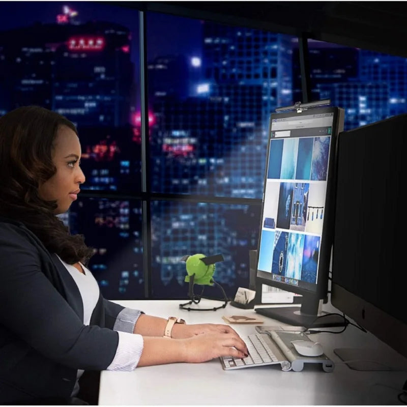 Computer Monitor Light - Screen Hanging Light 30CM CCT Touch Dimmable Monitor Notebook Computer LED Monitor Light for Computer Study LED Table Lamp