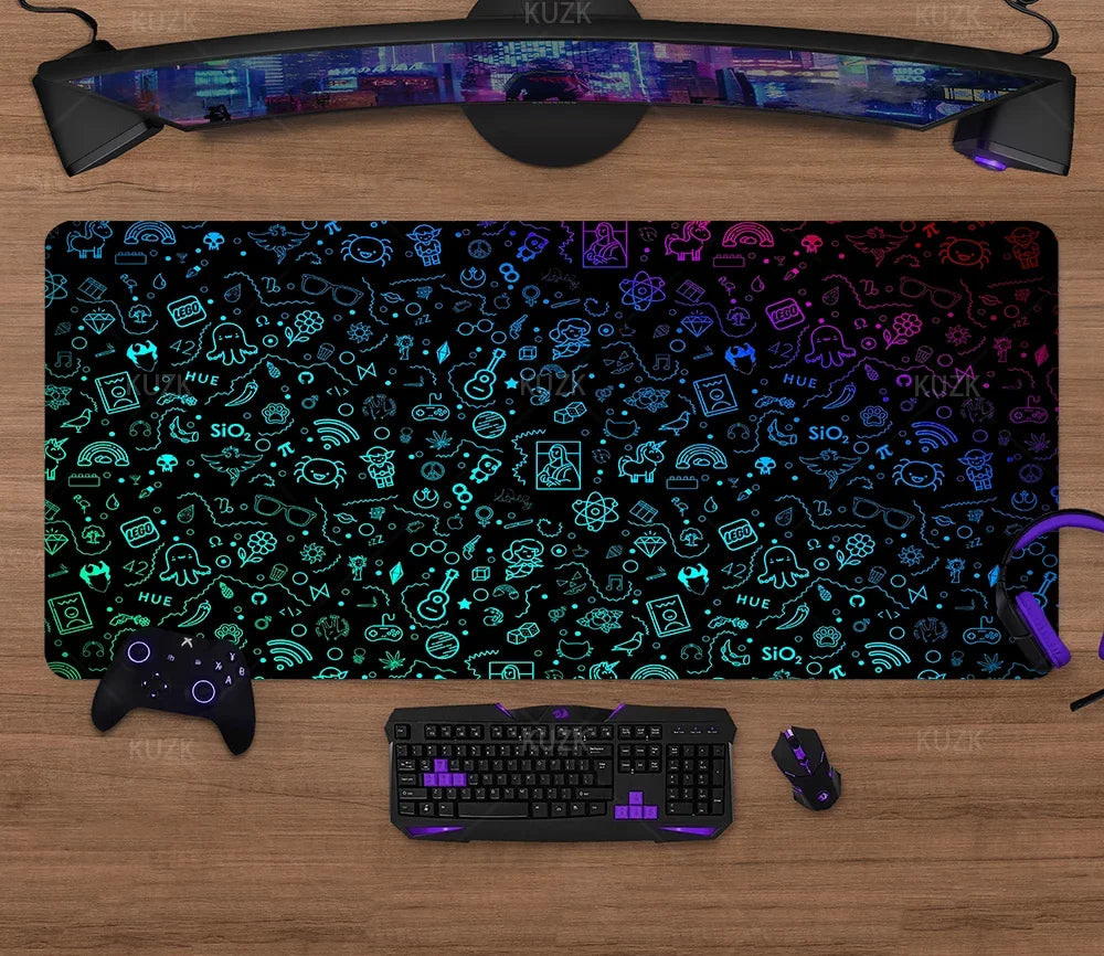 Gaming Mouse Pad(s) #0 - 100 Variants, 5 Different Sizes, 20 Different Styles, Large Gamer Keyboard Pad, Computer Table Surface For Accessories