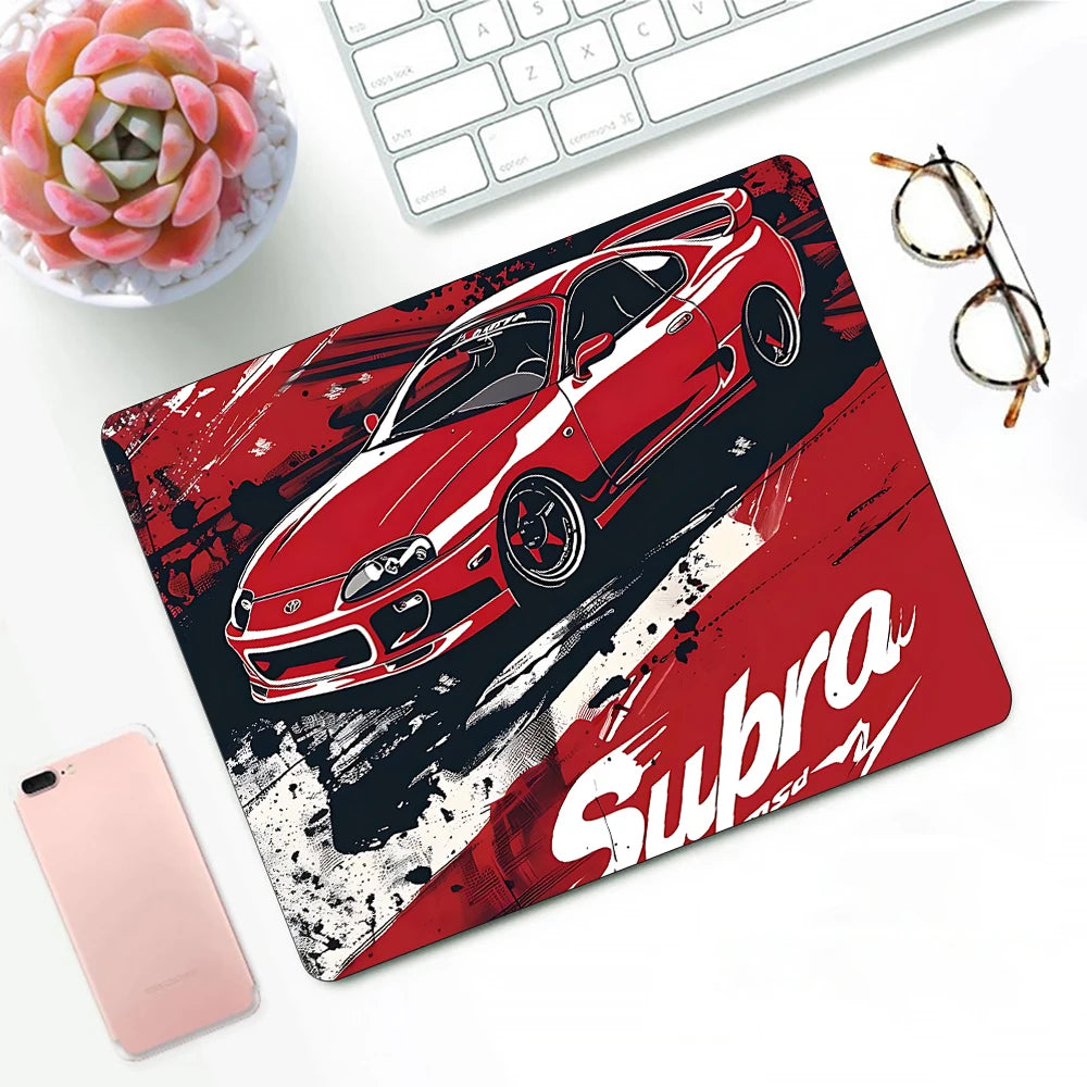 Gaming Mouse Pad #0.3 - 14 Different Styles, 3 Different Sizes, 42 Variants, XS Small Mousepad For PC Gamer, Desktop Luxury, Sports Car Logo
