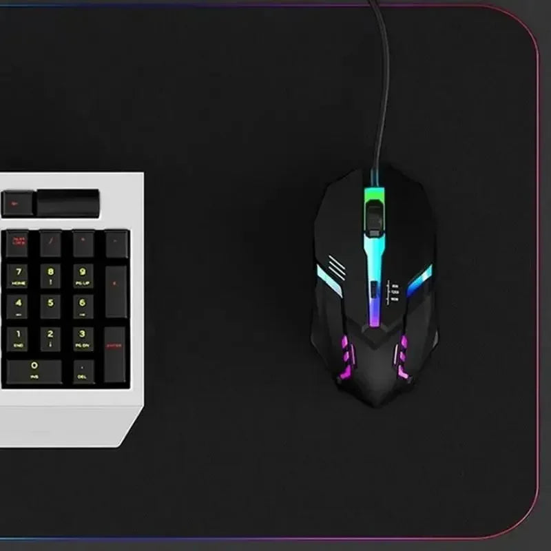 Gaming Computer Mouse #1 - Latest, High-quality, Ergonomic, Desktop, Laptop, 4-button, USB, RGB Backlit