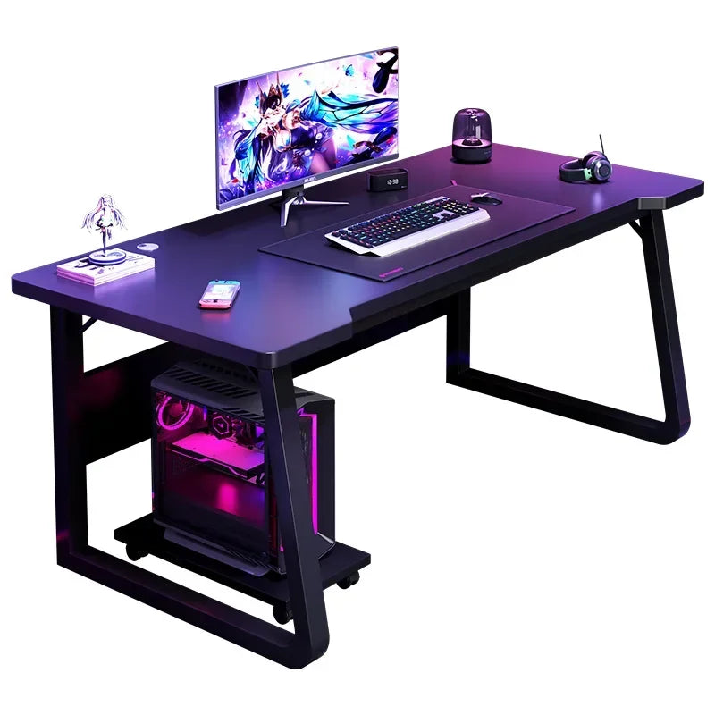 * Computer Gaming Desk - PC Computer Gamer Desk, Ergonomic Workstation, Table for Laptop/Desktop/Computers for Home Offices