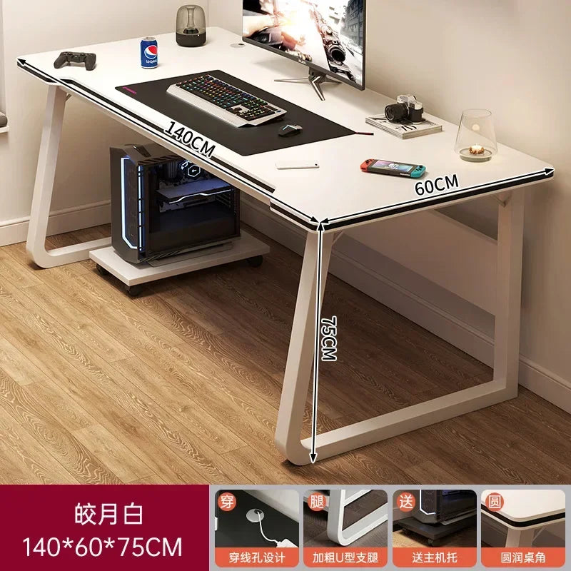 * Computer Gaming Desk - PC Computer Gamer Desk, Ergonomic Workstation, Table for Laptop/Desktop/Computers for Home Offices