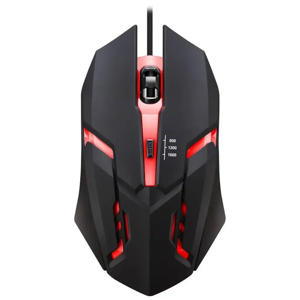Gaming Computer Mouse #1 - Latest, High-quality, Ergonomic, Desktop, Laptop, 4-button, USB, RGB Backlit