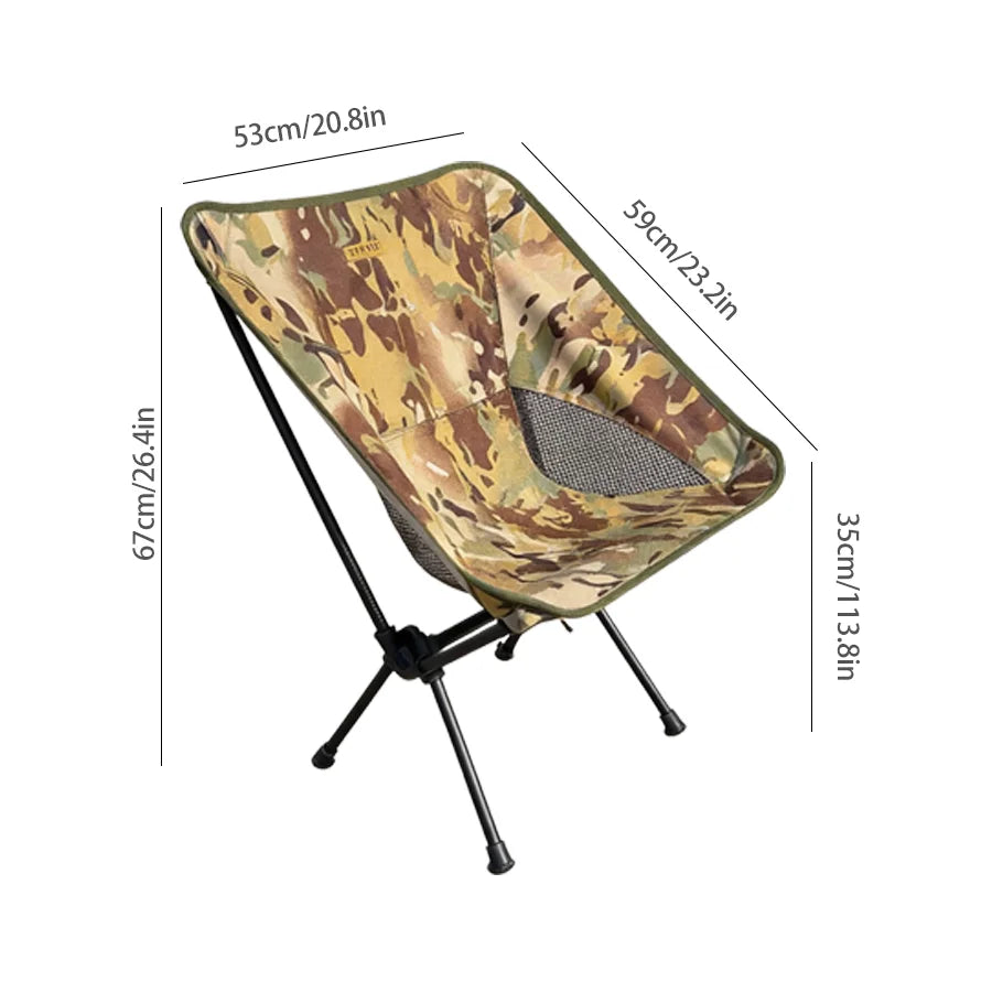 * Foldable Chair - Camping Chairs Set, Lightweight Folding Chair, Ultralight  Backpacking, Moon Chairs for Garden, Picnic, Beach, Fishing