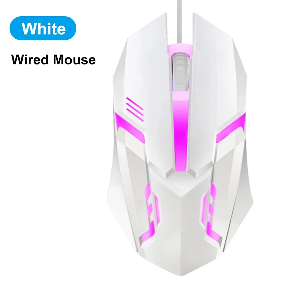 Gaming Computer Mouse #7 - Bluetooth 5.2, RGB, 2.4G Wireless Mouse, Dual-Mode, 6 Buttons, For MacBook Tablet Laptops or Computer