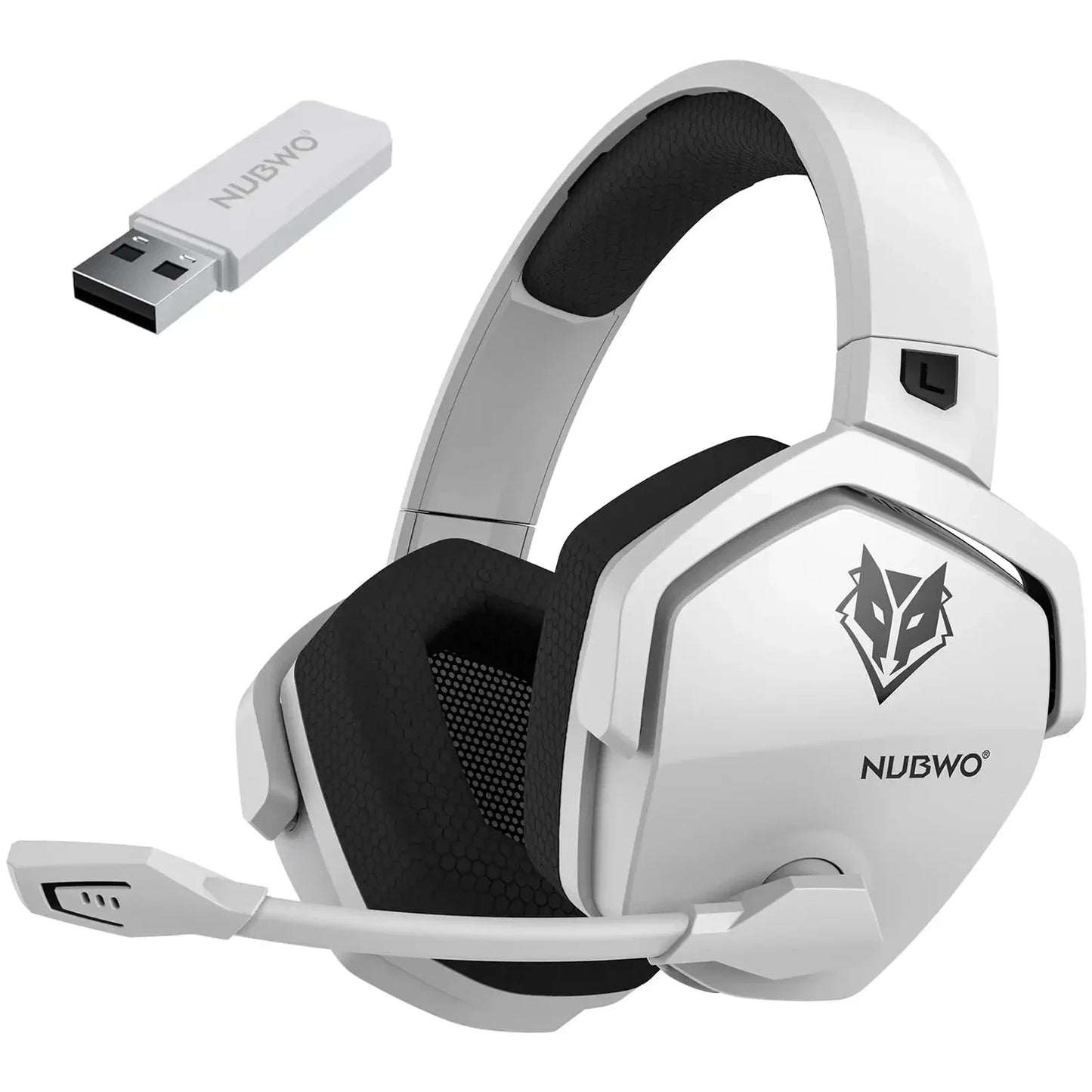 * Gaming Headphones with Microphone - NUBWO G06 Dual Wireless Gaming Headphones, 2.4GHz Bluetooth, 5.3 Gamer Headsets with Microphone for PS5, PS4, PC, Mobile, Switch