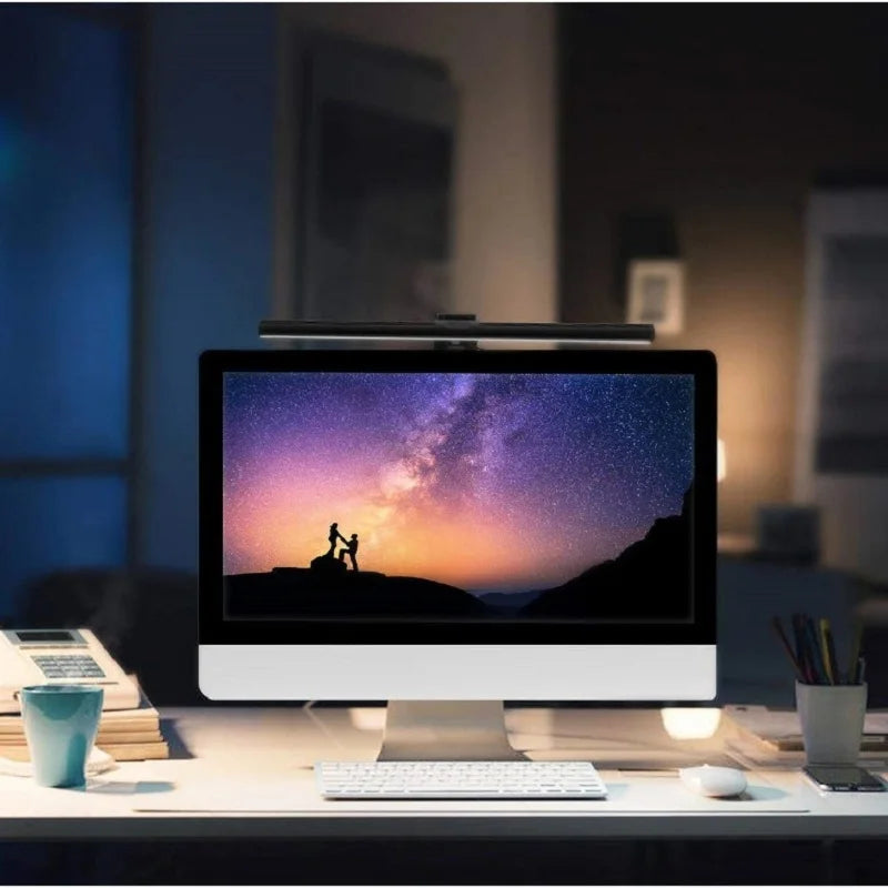 Computer Monitor Light - Screen Hanging Light 30CM CCT Touch Dimmable Monitor Notebook Computer LED Monitor Light for Computer Study LED Table Lamp