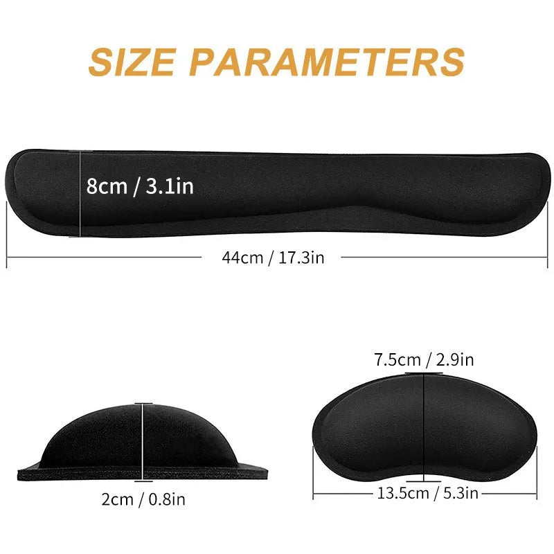 * Gaming Mouse Pad - Comfort 3D Wrist Rest, Silica Gel, Hand Pillow, Memory Cotton Foam, Ergonomic Mousepad For Gamer PC Gaming