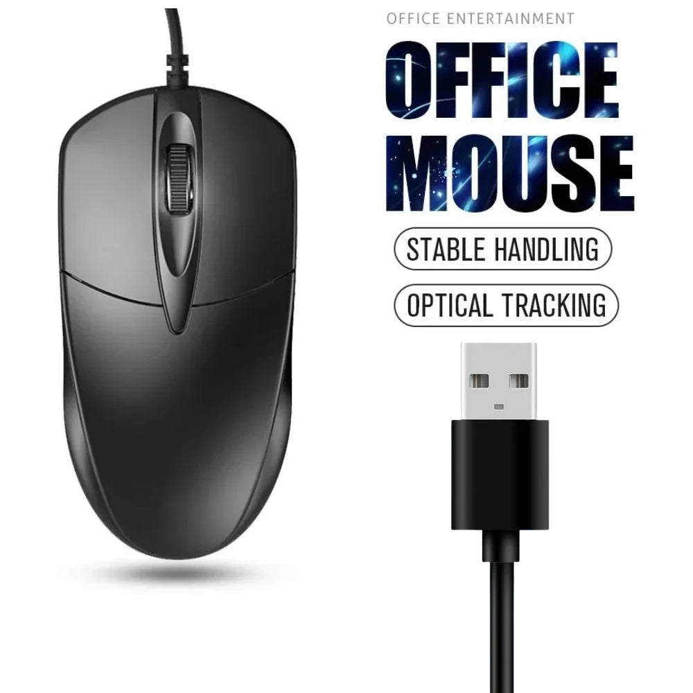 Computer Mouse - Wired USB, Optical Mouse, PC, Laptop, Notebook