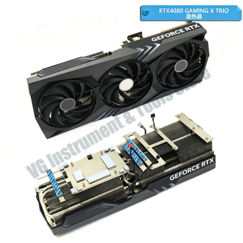 * [NEW] RTX 4090, RTX 4080, and RTX 4080 SUPER Graphics Cards - For MSI GeForce, For Gaming, For High Quality Resolution, SUPER X TRIO Video Card, Heatsink, New Original RTX4080 RTX4090 Graphics Card Heat Sink