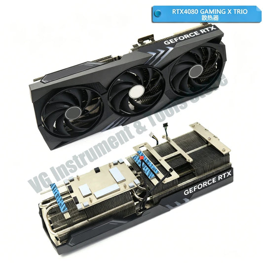 * [NEW] RTX 4090, RTX 4080, and RTX 4080 SUPER Graphics Cards - For MSI GeForce, For Gaming, For High Quality Resolution, SUPER X TRIO Video Card, Heatsink, New Original RTX4080 RTX4090 Graphics Card Heat Sink