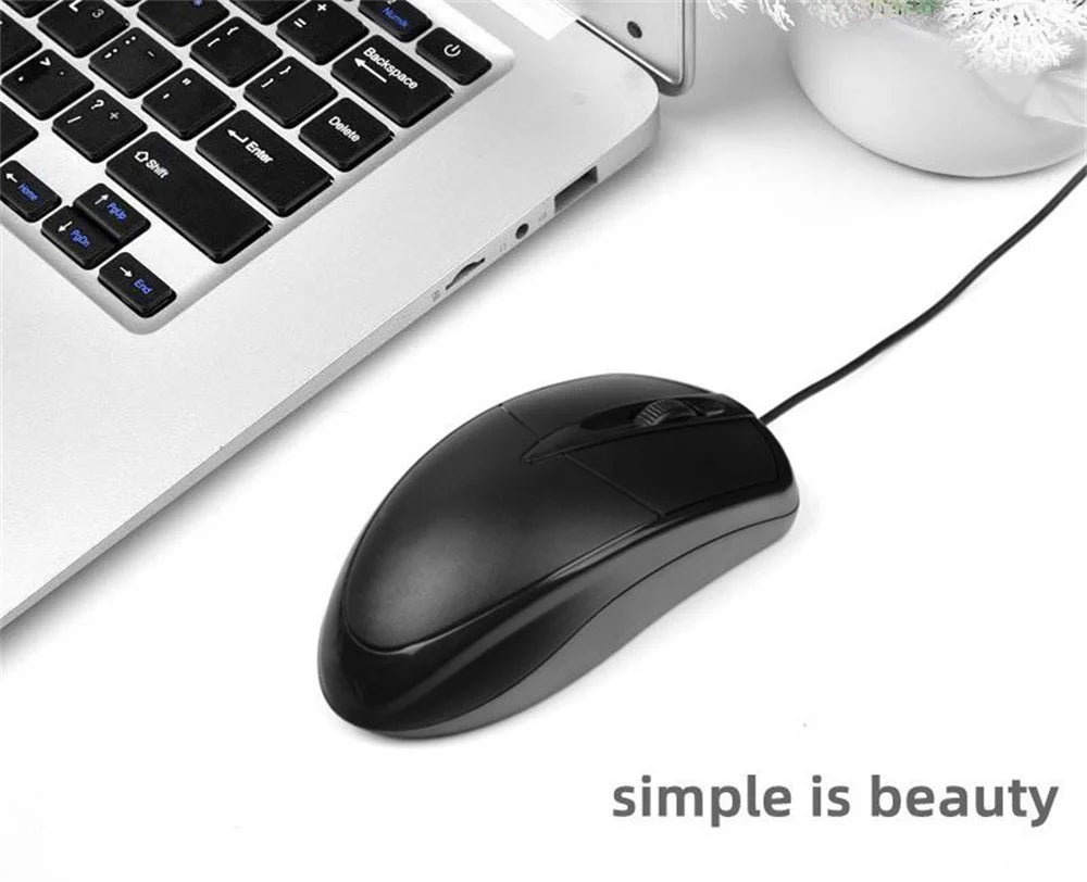 Computer Mouse - Wired USB, Optical Mouse, PC, Laptop, Notebook