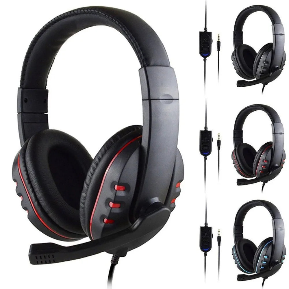 * Gaming Headphones with Microphone - 3.5mm Wired Gaming Headset, Music For PS4, PC , Chat With Microphone