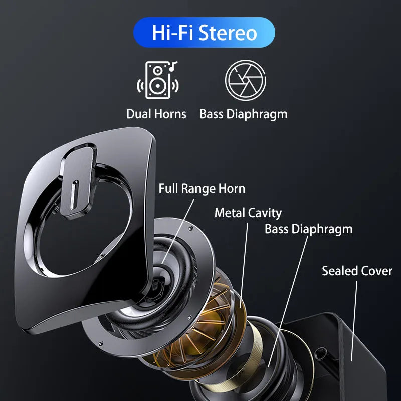 Computer Speakers - PC Sound Box, HIFI Stereo, Microphone, USB Wired, Caixa De Som with LED Light For Desktop Computer