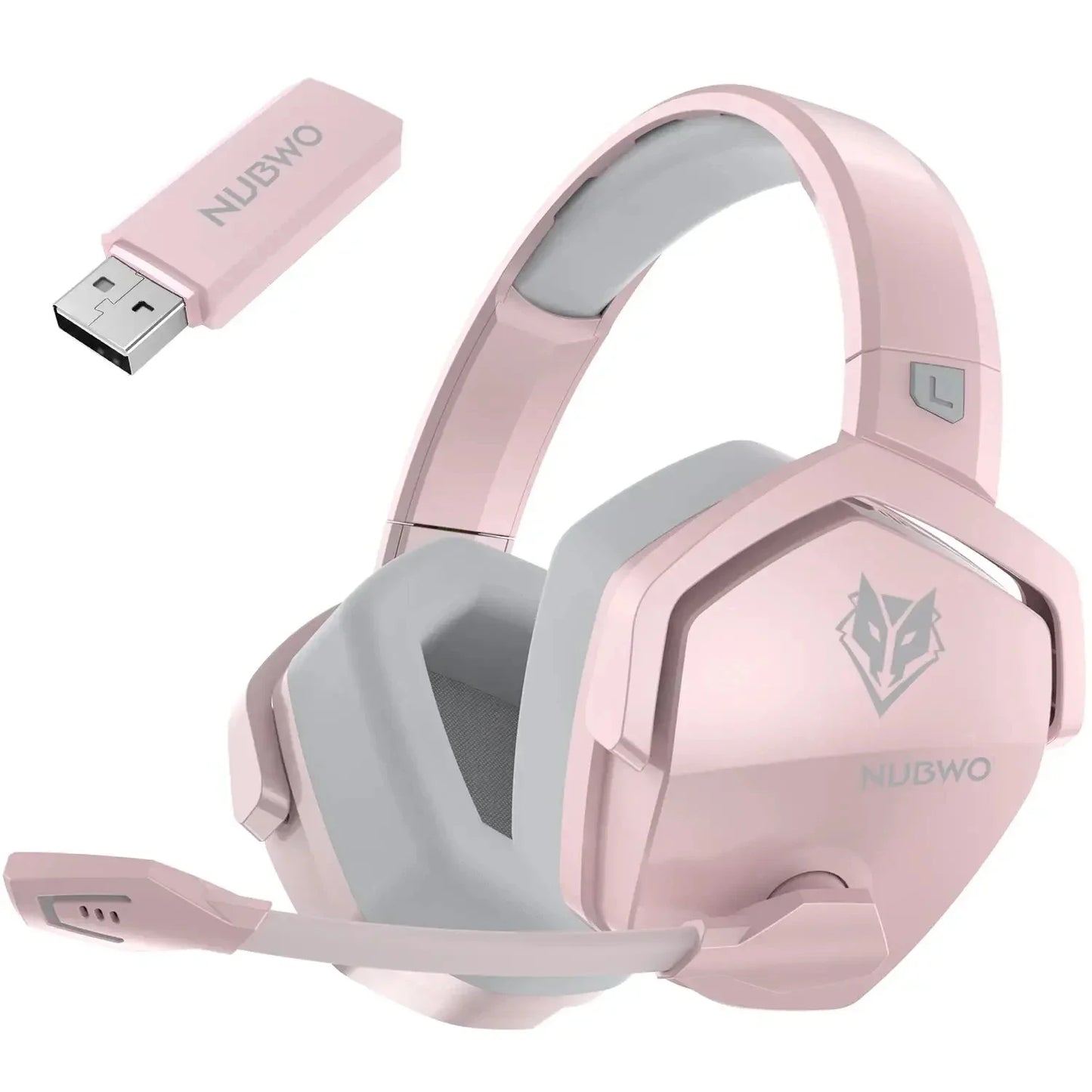 * Gaming Headphones with Microphone - NUBWO G06 Dual Wireless Gaming Headphones, 2.4GHz Bluetooth, 5.3 Gamer Headsets with Microphone for PS5, PS4, PC, Mobile, Switch