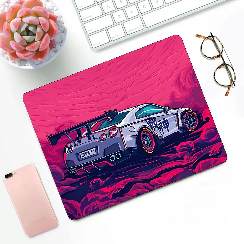 Gaming Mouse Pad #0.3 - 14 Different Styles, 3 Different Sizes, 42 Variants, XS Small Mousepad For PC Gamer, Desktop Luxury, Sports Car Logo