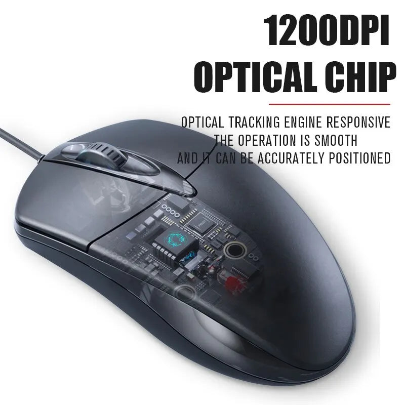 Computer Mouse - Wired USB, Optical Mouse, PC, Laptop, Notebook