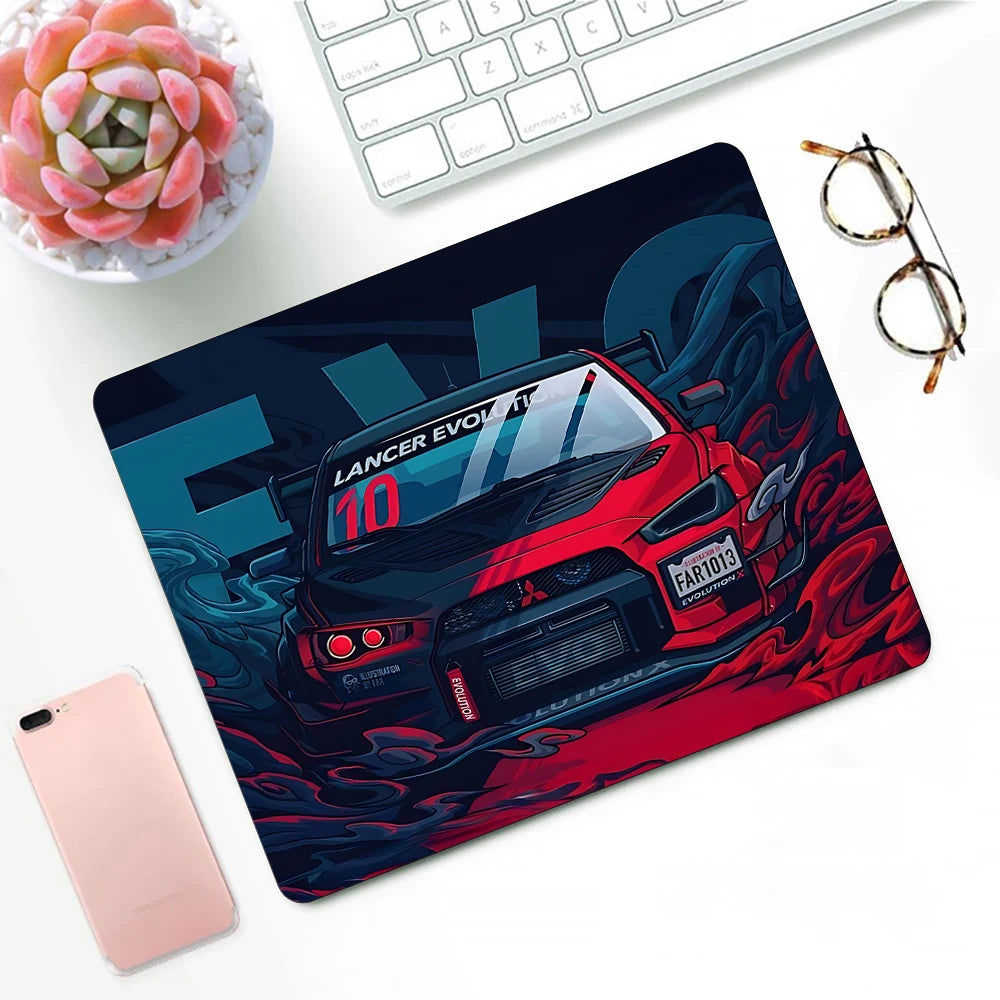 Gaming Mouse Pad #0.3 - 14 Different Styles, 3 Different Sizes, 42 Variants, XS Small Mousepad For PC Gamer, Desktop Luxury, Sports Car Logo