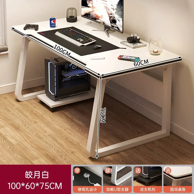 * Computer Gaming Desk - PC Computer Gamer Desk, Ergonomic Workstation, Table for Laptop/Desktop/Computers for Home Offices