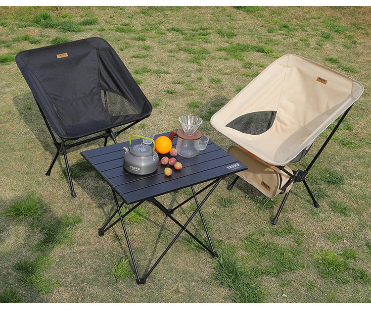 * Foldable Chair - Camping Chairs Set, Lightweight Folding Chair, Ultralight  Backpacking, Moon Chairs for Garden, Picnic, Beach, Fishing